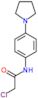 2-chloro-N-[4-(pyrrolidin-1-yl)phenyl]acetamide