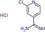 2-chloropyridine-4-carboxamidine hydrochloride