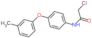 2-chloro-N-[4-(3-methylphenoxy)phenyl]acetamide