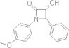 (+)-3-Hydroxy-1-(4-methoxyphenyl)-4-phenylazetidin-2-one