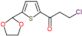 3-Chloro-1-[5-(1,3-dioxolan-2-yl)-2-thienyl]-1-propanone