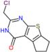 2-(chloromethyl)-3,5,6,7-tetrahydro-4H-cyclopenta[4,5]thieno[2,3-d]pyrimidin-4-one