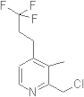 Pyridine, 2-(chloromethyl)-3-methyl-4-(2,2,2-trifluoroethoxy)-