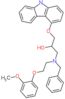 1-(9H-Carbazol-4-yloxy)-3-[[2-(2-methoxyphenoxy)ethyl](phenylmethyl)amino]-2-propanol