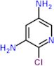 2-chloropyridine-3,5-diamine