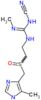1-cyano-2-methyl-3-(2-{[(5-methyl-1H-imidazol-4-yl)methyl]sulfinyl}ethyl)guanidine