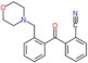 2-[2-(morpholinomethyl)benzoyl]benzonitrile