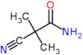 2-cyano-2-methylpropanamide