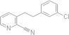 3-[2-(3-Chlorophenyl)ethyl]-2-pyridinecarbonitrile