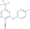 3-(4-Methylphenoxy)-5-(trifluoromethyl)-2-pyridinecarbonitrile