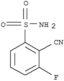 Benzenesulfonamide,2-cyano-3-fluoro-