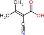 2-cyano-3-methylbut-2-enoic acid