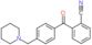 2-[4-(1-Piperidinylmethyl)benzoyl]benzonitrile