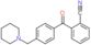 2-[4-(1-piperidylmethyl)benzoyl]benzonitrile