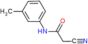 2-cyano-N-(3-methylphenyl)acetamide