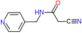 2-cyano-N-(pyridin-4-ylmethyl)acetamide