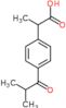 2-[4-(2-methylpropanoyl)phenyl]propanoic acid