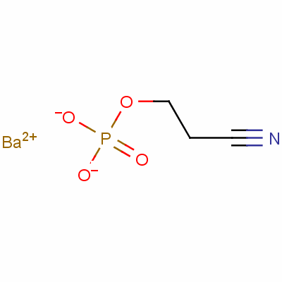 Propanenitrile, 3-(phosphonooxy)-, barium salt (1:1)