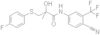 N-[4-Cyano-3-(trifluoromethyl)phenyl]-3-[(4-fluorophenyl)thio]-2-hydroxy-2-methylpropanamide