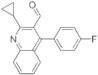 2-Cyclopropyl-4-(4-fluorophenyl)quinoline-3-carboxaldehyde