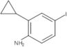 Benzenamine, 2-cyclopropyl-4-iodo-