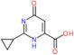 2-Cyclopropyl-1,6-dihydro-6-oxo-4-pyrimidinecarboxylic acid