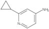 2-Cyclopropyl-4-pyridinamine