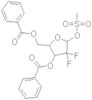 3,5-Bis(benzoyl)-1-methanesulfonyloxy-2-deoxy-2,2-difluororibose(α-form)