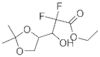 3-(2,2-Dimethyl[1,3]dioxolan-4-yl)-2,2-difluora-3-hydroxy-propionic acid ethyl ester