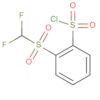 Benzenesulfonyl chloride, 2-[(difluoromethyl)sulfonyl]-