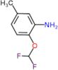 2-(difluoromethoxy)-5-methylaniline