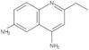 4,6-Quinolinediamine, 2-ethyl-