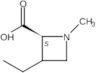 2-Azetidinecarboxylic acid, 3-ethyl-1-methyl-, (2S)-