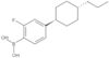 b-(2-fluoro-4-(trans-4-propylcyclohexyl)phenyl)-boronic acid