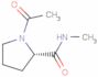 2-Pyrrolidinecarboxamide,1-acetyl-N-methyl-,(2S)-(9CI)