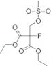 2-Fluoro-2-methanesulfonyl-oxymethyl-malonic acid ethyl ester