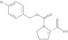 1,2-Pyrrolidinedicarboxylic acid, 1-[(4-bromophenyl)methyl] ester, (S)-