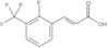 3-[2-Fluoro-3-(trifluoromethyl)phenyl]-2-propenoic acid
