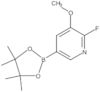 Pyridine, 2-fluoro-3-methoxy-5-(4,4,5,5-tetramethyl-1,3,2-dioxaborolan-2-yl)-