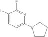 2-Fluoro-3-iodo-6-(1-pyrrolidinyl)pyridine