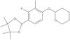 2-[3-Fluoro-2-methyl-4-(4,4,5,5-tetramethyl-1,3,2-dioxaborolan-2-yl)phenoxy]tetrahydro-2H-pyran