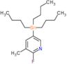 2-Fluoro-3-methyl-5-(tributylstannyl)pyridine