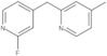 Pyridine, 2-fluoro-4-[(4-methyl-2-pyridinyl)methyl]-