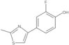 2-Fluoro-4-(2-methyl-4-thiazolyl)phenol