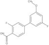 3,3′-Difluoro-5′-methoxy[1,1′-biphenyl]-4-carboxylic acid