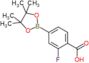 2-fluoro-4-(4,4,5,5-tetramethyl-1,3,2-dioxaborolan-2-yl)benzoic acid