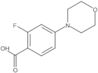 2-Fluoro-4-(4-morpholinyl)benzoic acid