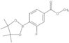 Benzoic acid, 3-fluoro-4-(4,4,5,5-tetramethyl-1,3,2-dioxaborolan-2-yl)-, methyl ester