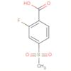 Benzoic acid, 2-fluoro-4-(methylsulfonyl)-
