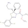 1,3,4-Thiadiazole-3(2H)-carboxamide,2-(3-aminopropyl)-5-(2,5-difluorophenyl)-N-methoxy-N-methyl-2-phenyl-, (2S)-